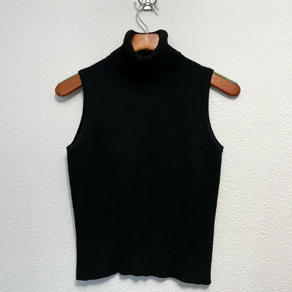 Ann Taylor Sweaters Ann Taylor Cashmere Black Turtleneck